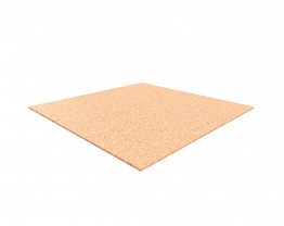 Patio support - Roof protection cork