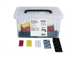 Montagekeile und Justierklötze - Misch-Box Montagekeile