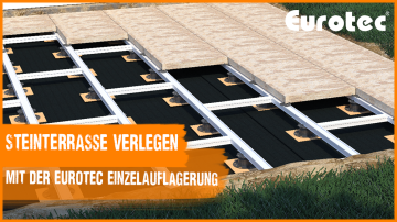 Weitere Videos - Steinterrasse – Einzelauflagerung